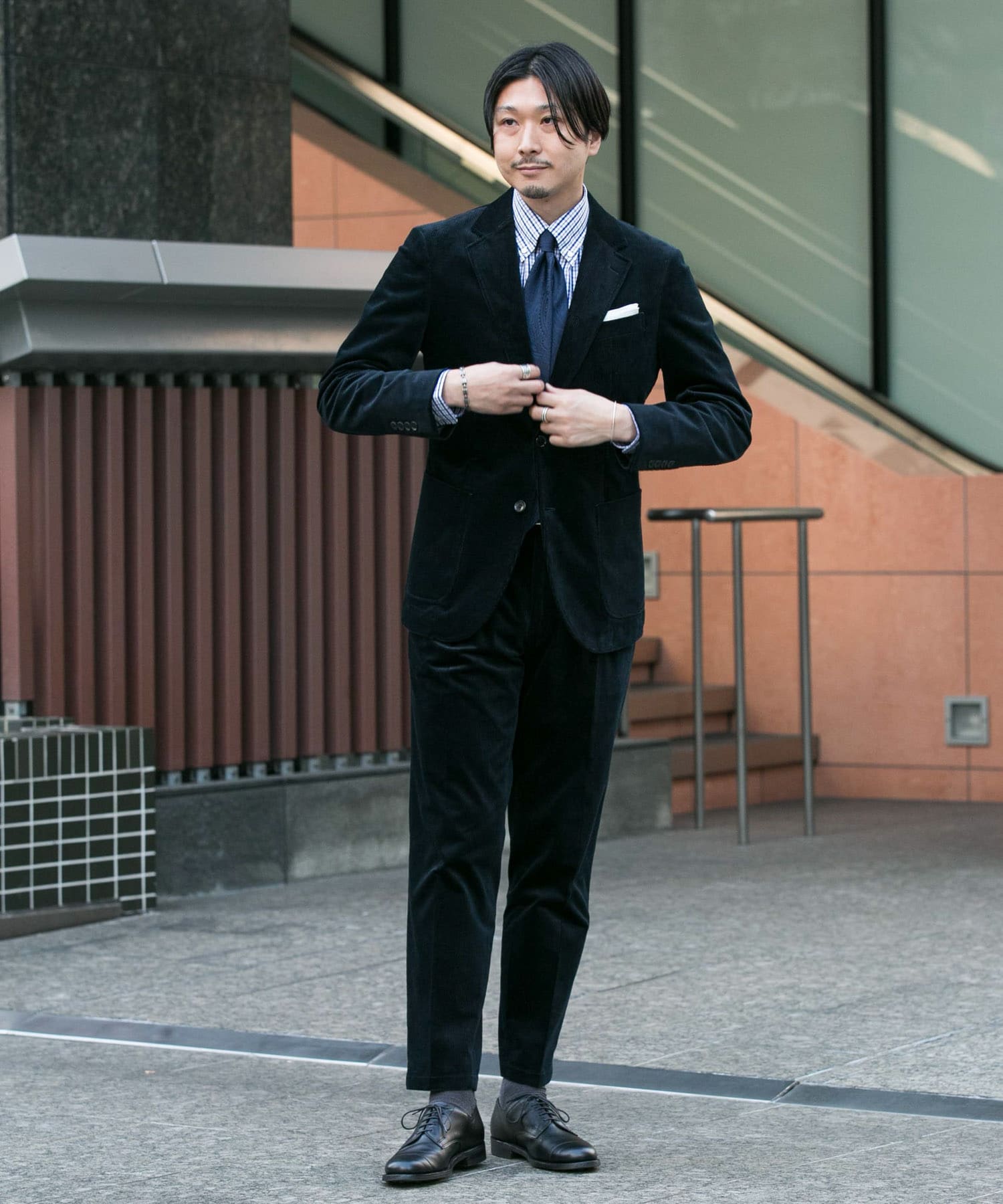 LIFE STYLE TAILOR VISCONTIコーデュロイジャケット[DT17-18L512 ...