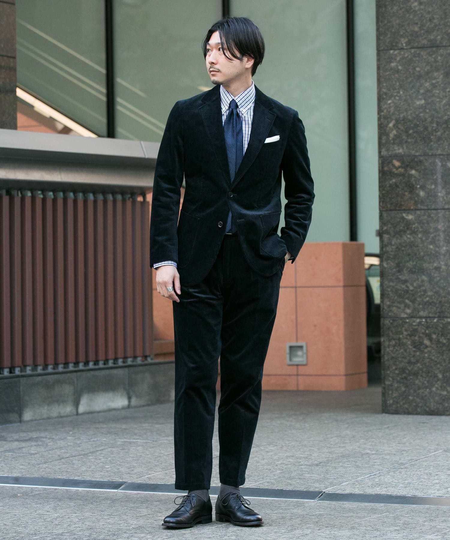 LIFE STYLE TAILOR VISCONTIコーデュロイジャケット[DT17-18L512 ...
