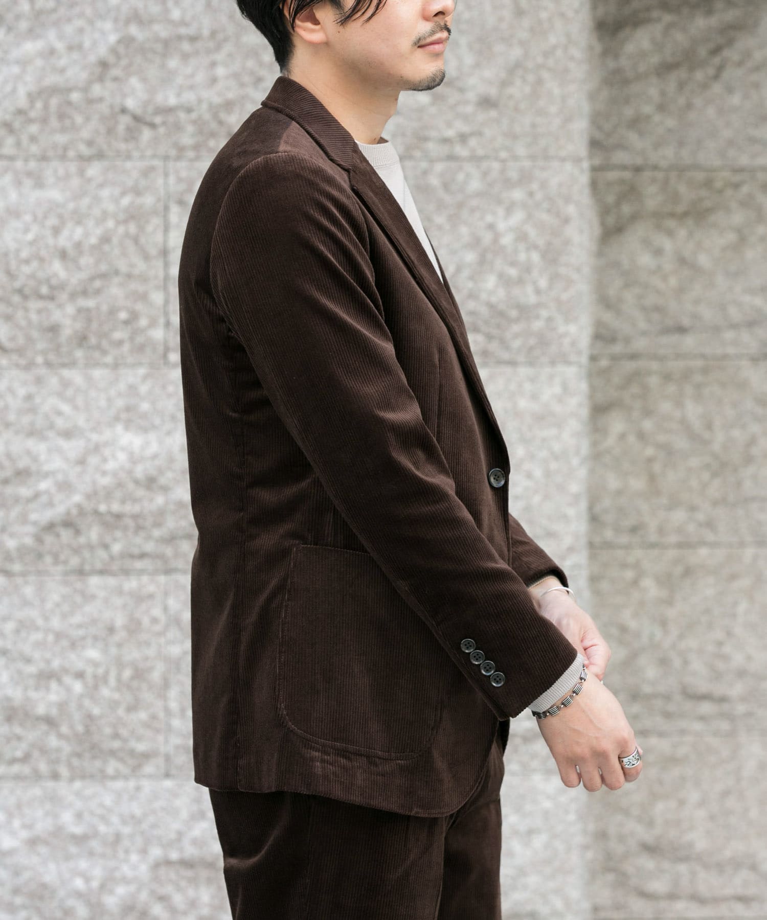 LIFE STYLE TAILOR VISCONTIコーデュロイジャケット[DT17-18L512 ...