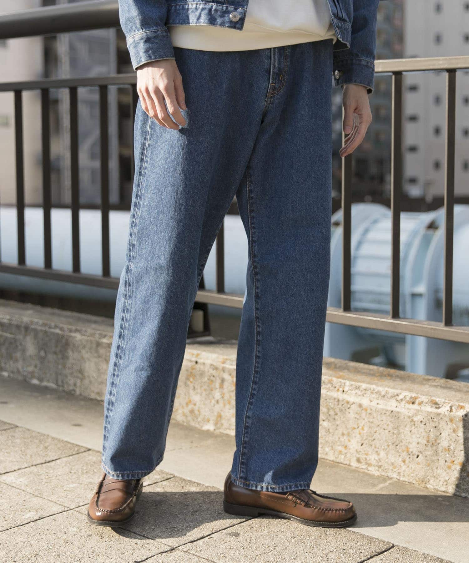 ユニセックス』スーピマ DENIM PTワイド #BOB by SHIOTA[UR24-14B003 