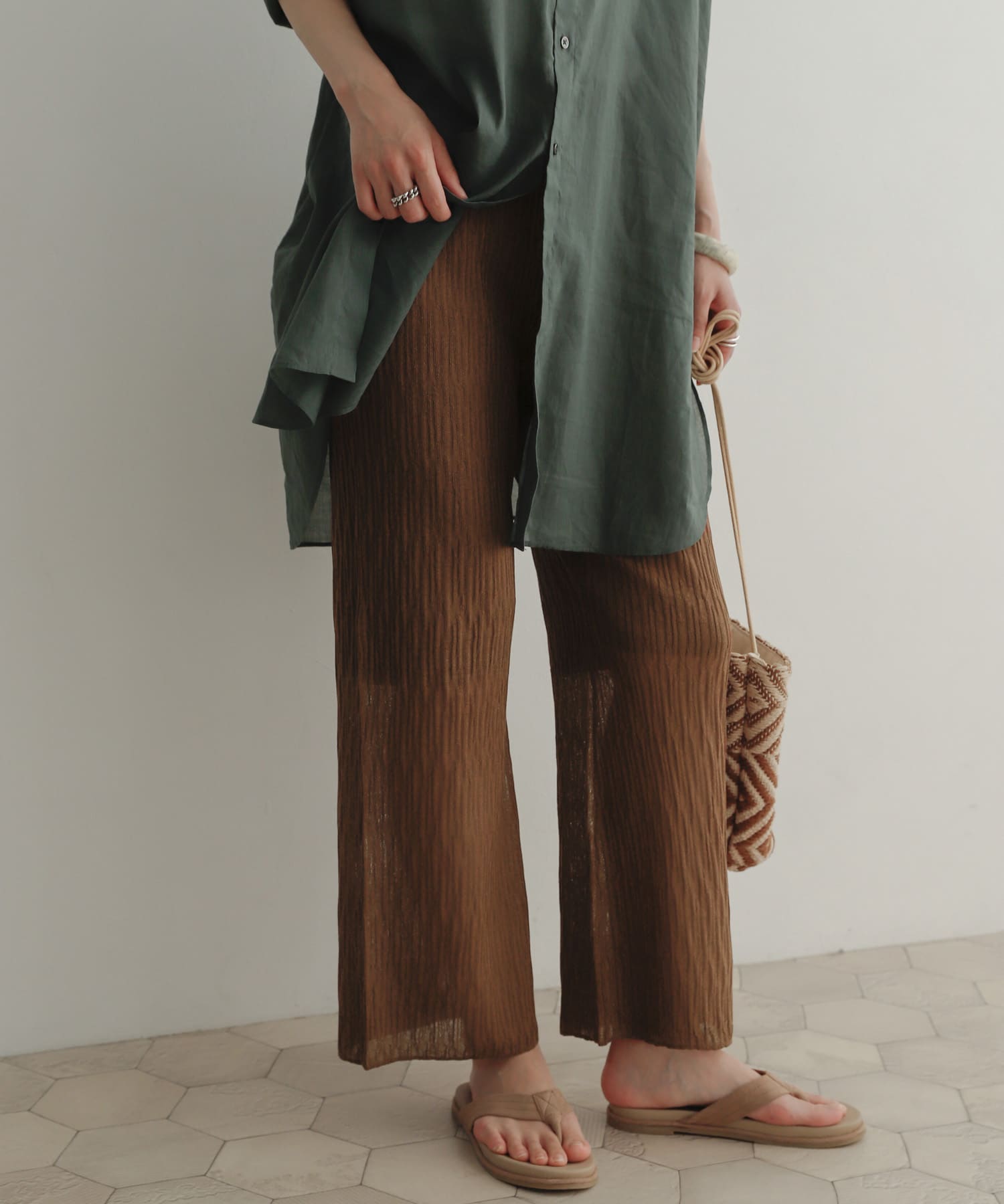 シャーリングKNITパンツ[DR25-24E108]｜URBAN RESEARCH公式 