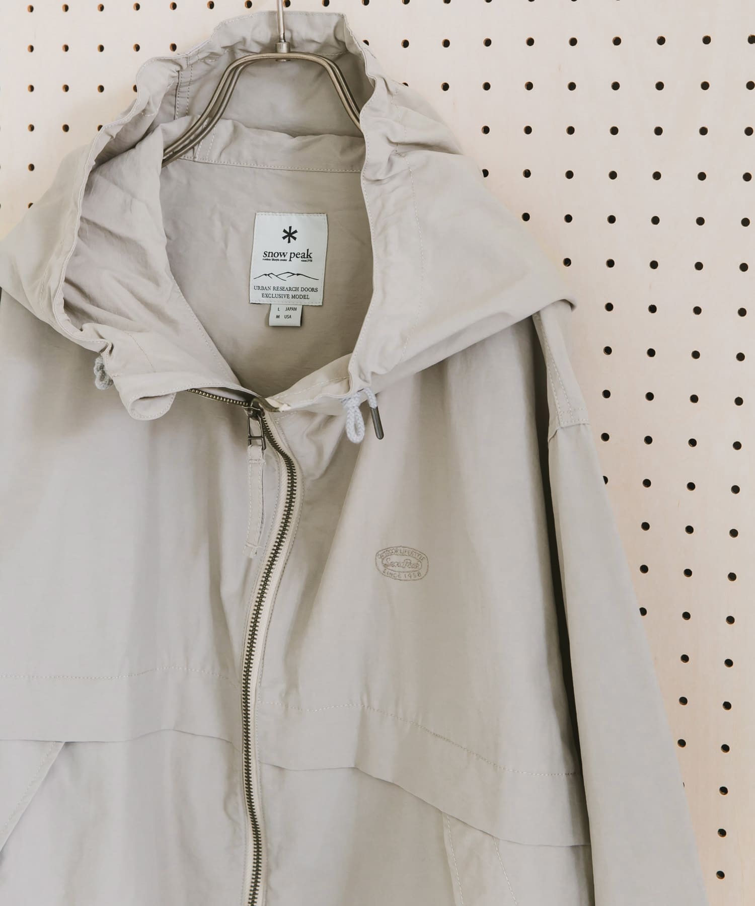 別注』snow peak apparel×DOORS Weather Light Parka[URJK22SU001DM24