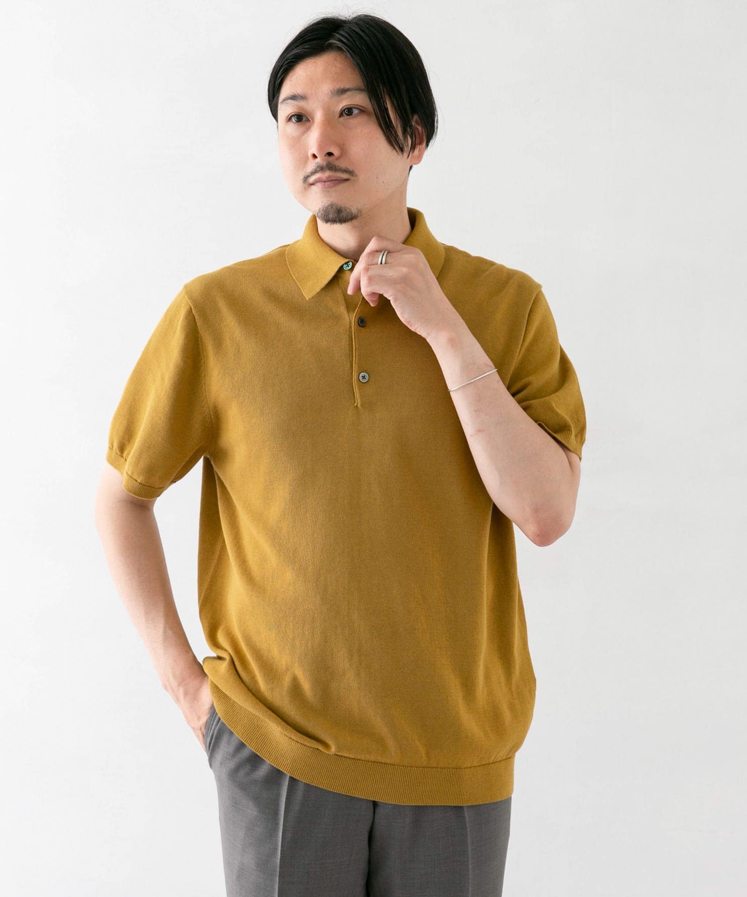 LIFE STYLE TAILOR ニット半袖プルオーバー afriquelevage.ma