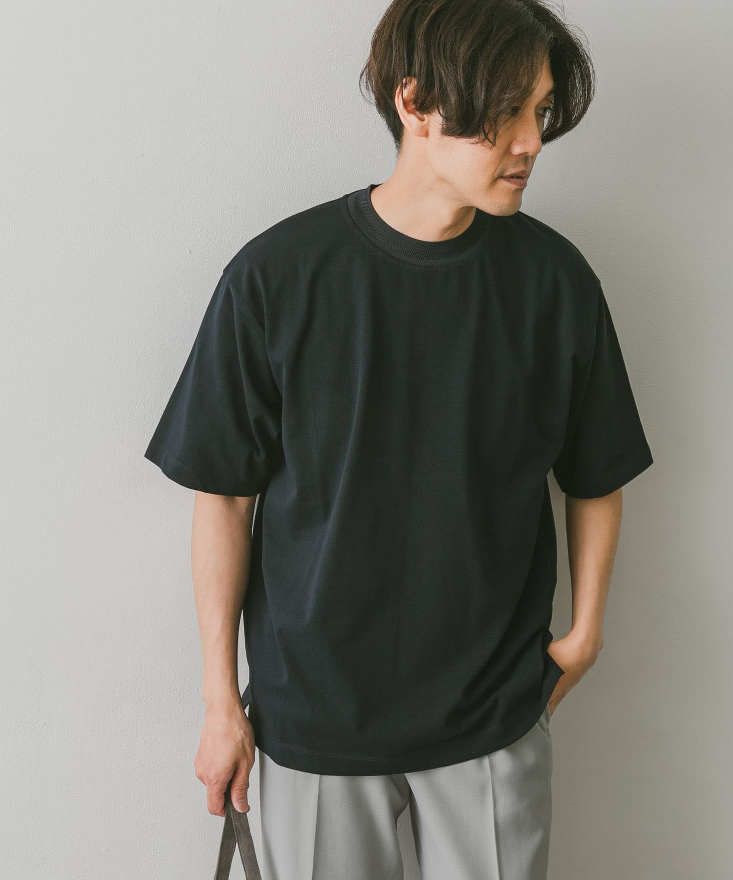 シルケットライクネックリブTシャツ[DR25-11A539]｜URBAN RESEARCH公式