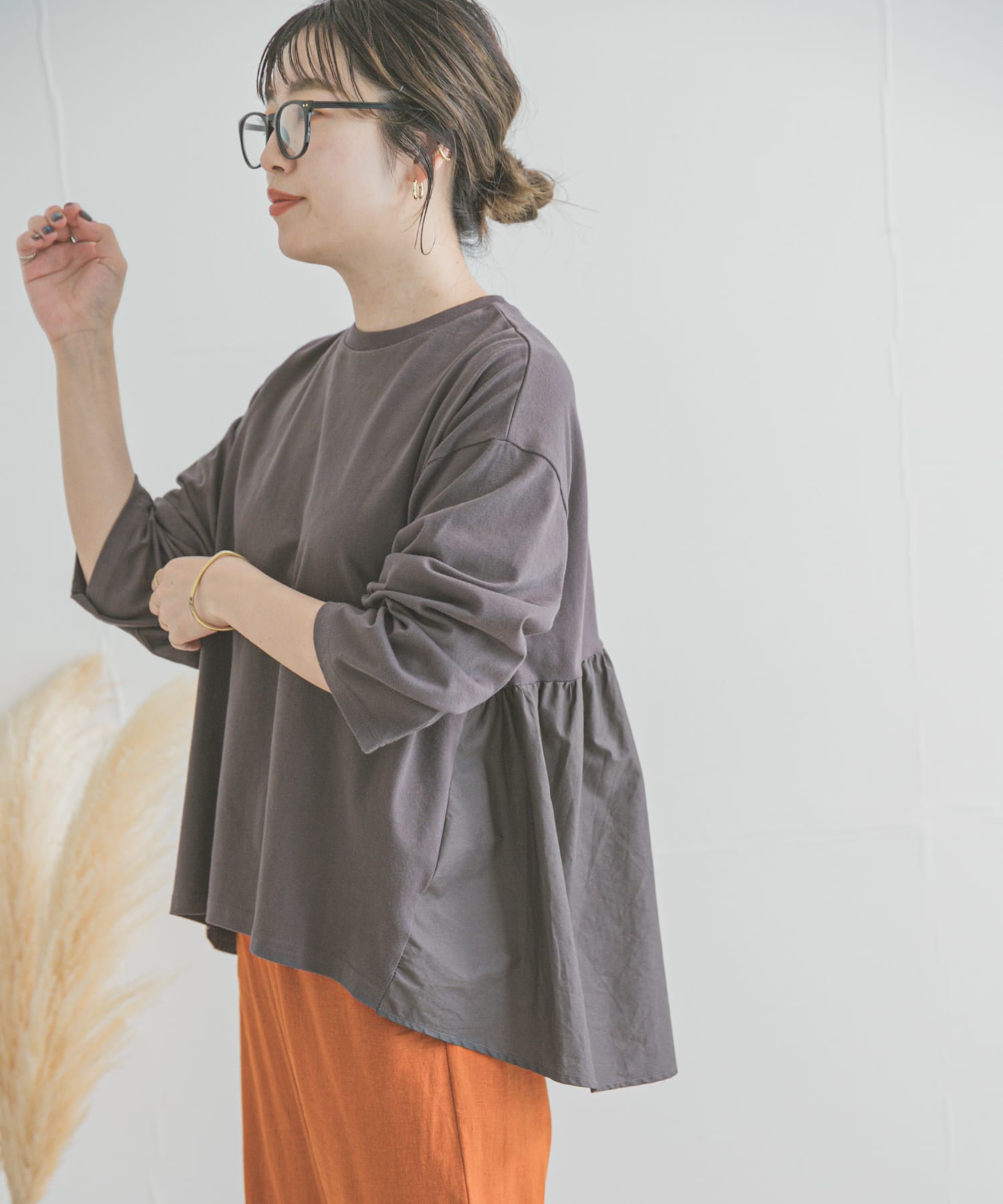 バックギャザーロングTシャツ[IT26-21A005]｜URBAN RESEARCH公式ファッション通販
