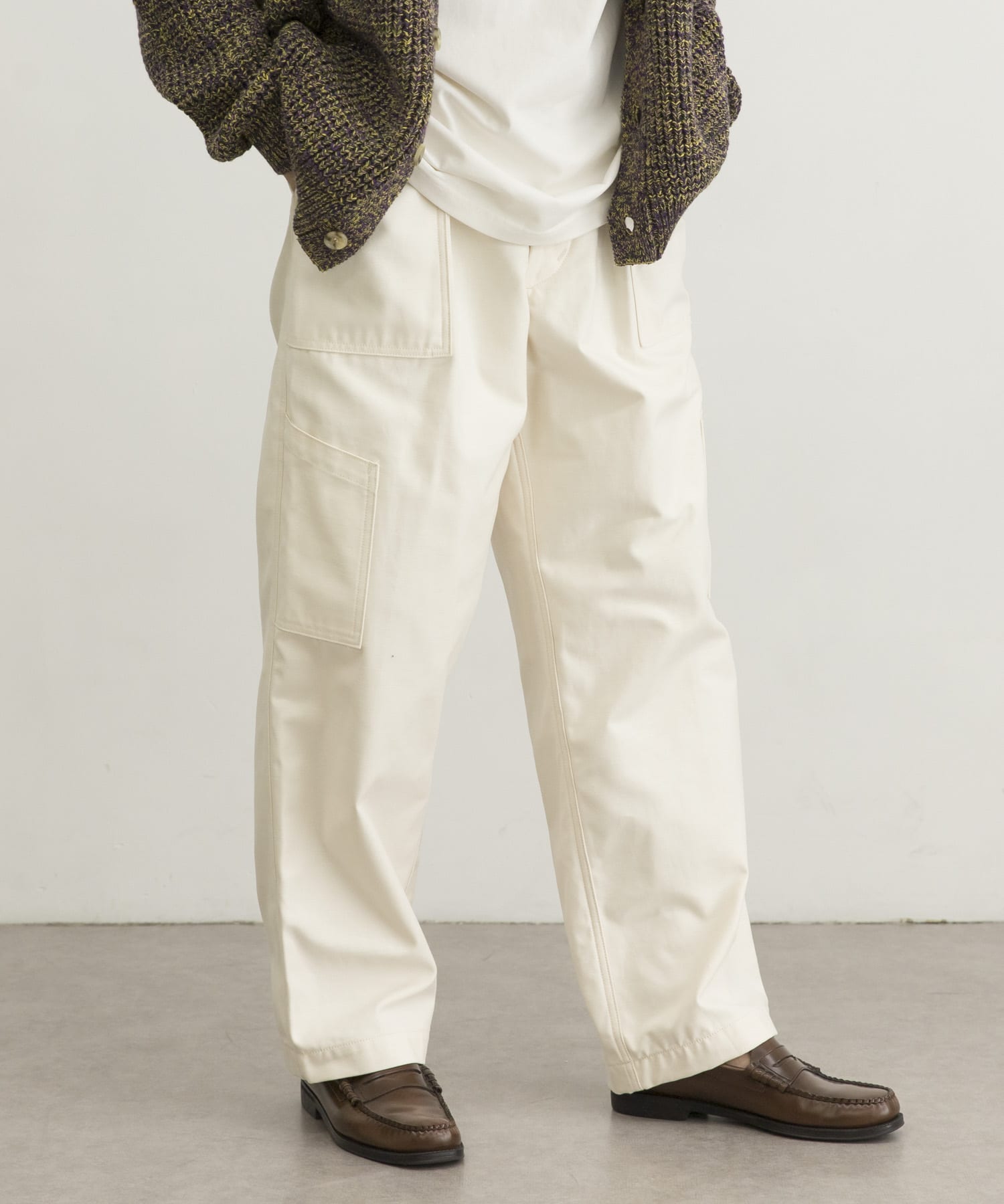 バックサテンUTILITY TROUSERS by SHIOTA[UR26-14B007]｜URBAN