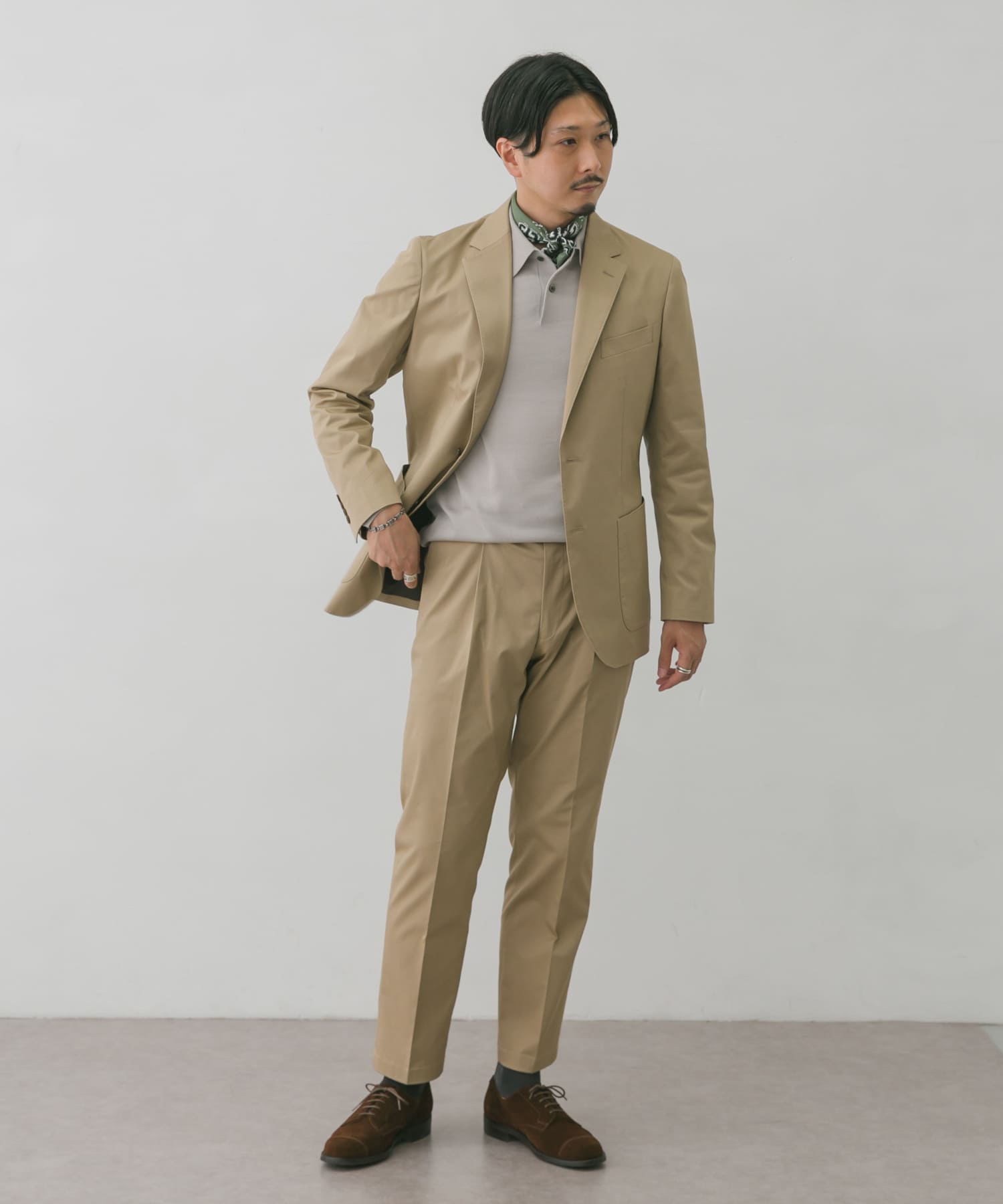 LIFE STYLE TAILOR ストレッチコットンジャケット[DT26-18L503]｜URBAN