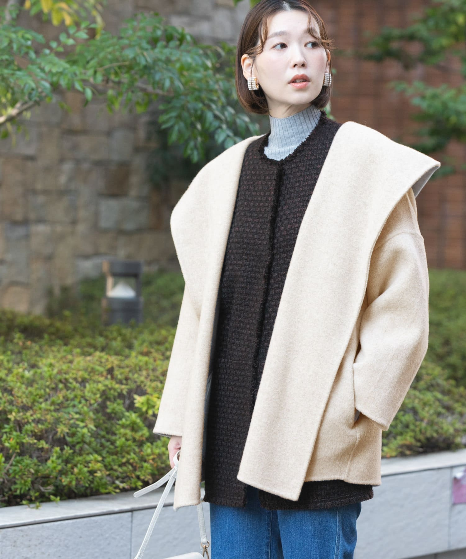 F by ROSSO リバーフードショートコート[RA27-27F703]｜URBAN RESEARCH