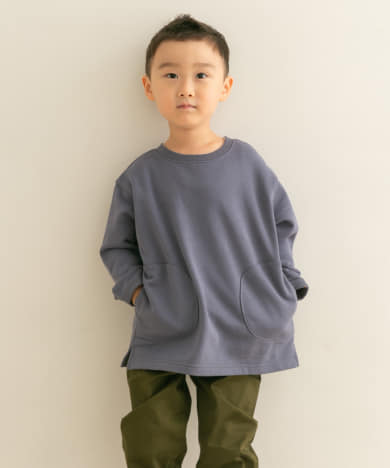 ポケット付き裏毛スウェット(KIDS)