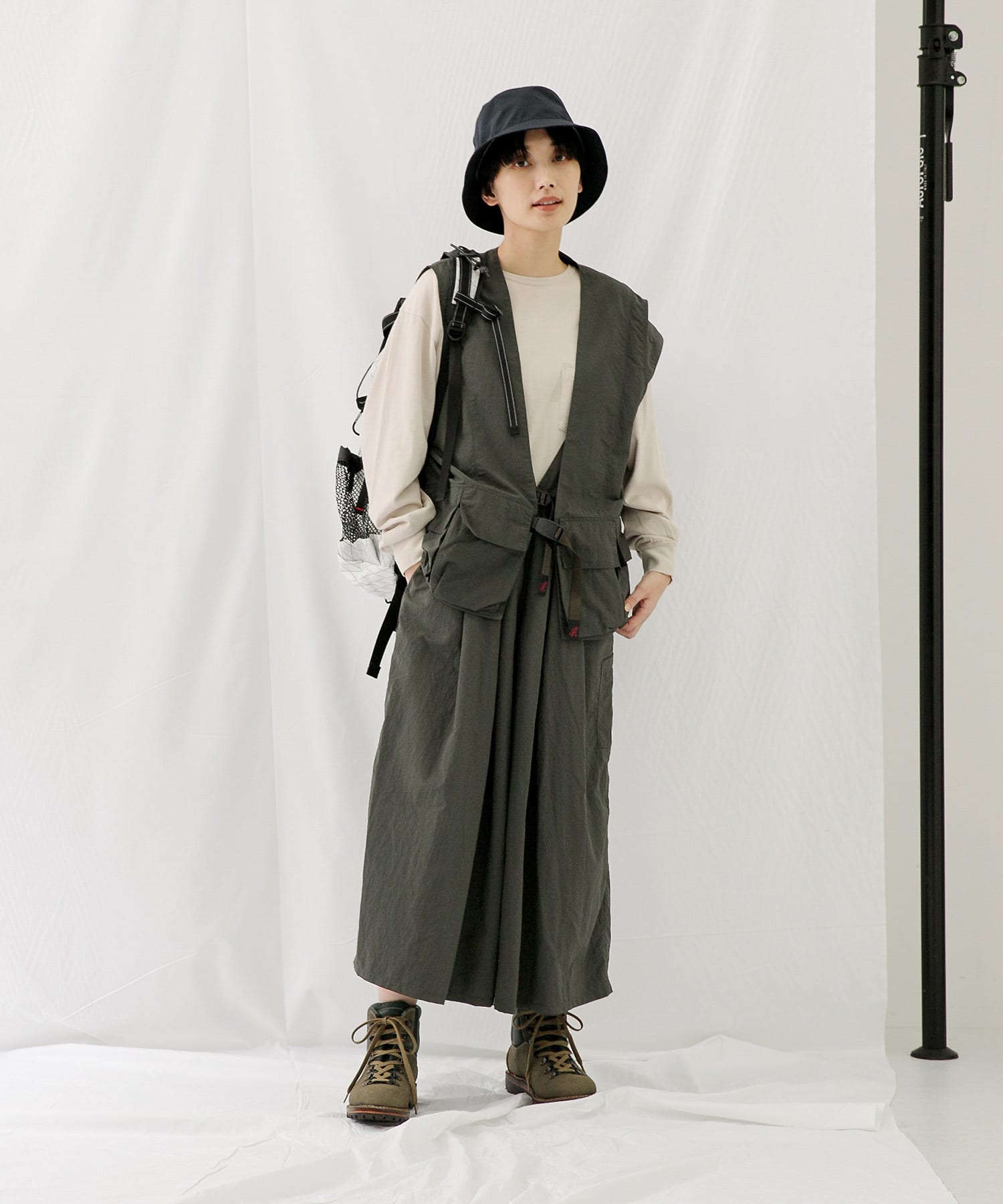 別注』GRAMICCI アクティブナイロンサロペット[FE34-24S008]｜URBAN
