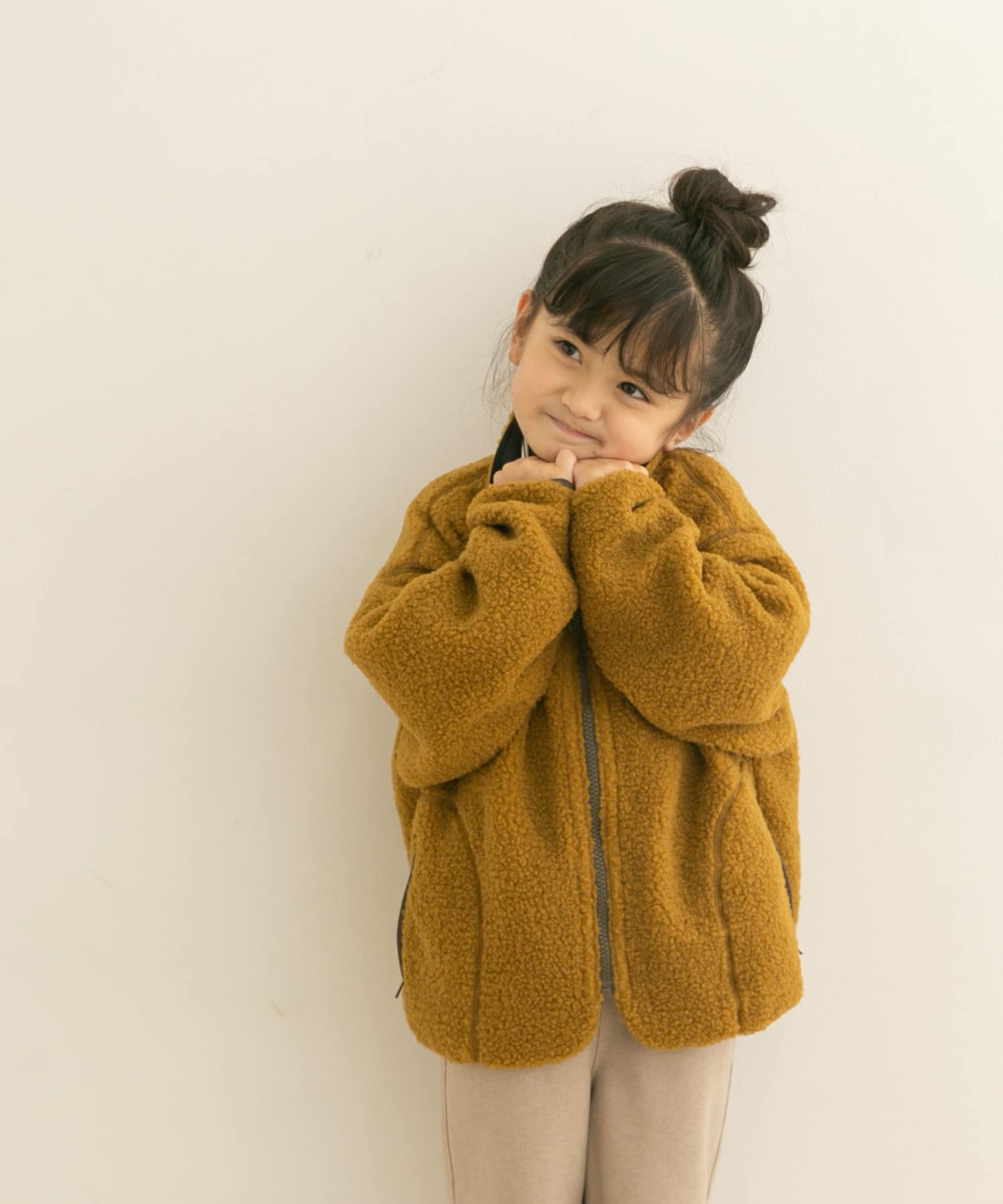 ボアジップリバーシブルジャケット(KIDS)[DR27-37B361]｜URBAN