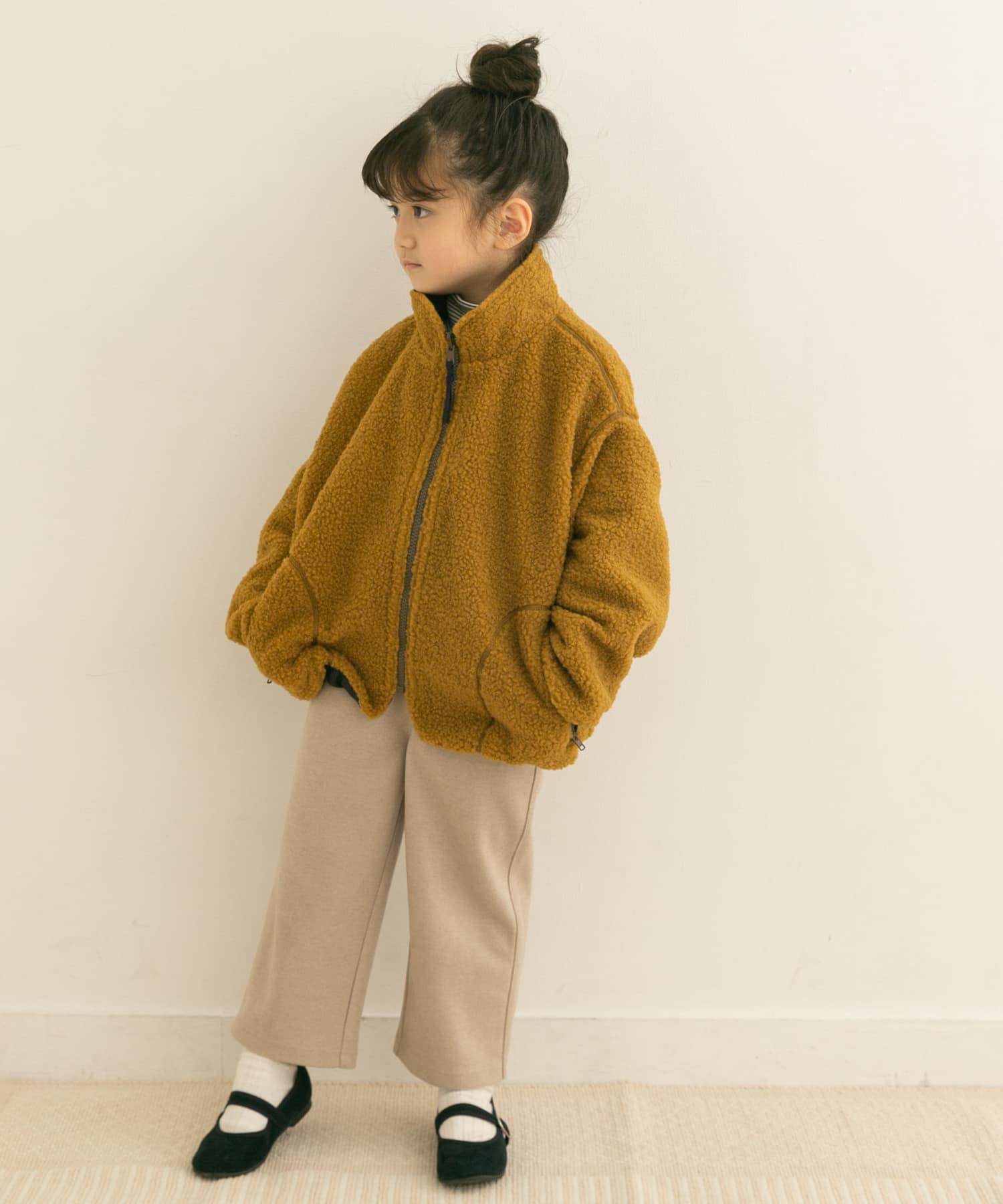 ボアジップリバーシブルジャケット(KIDS)[DR27-37B361]｜URBAN