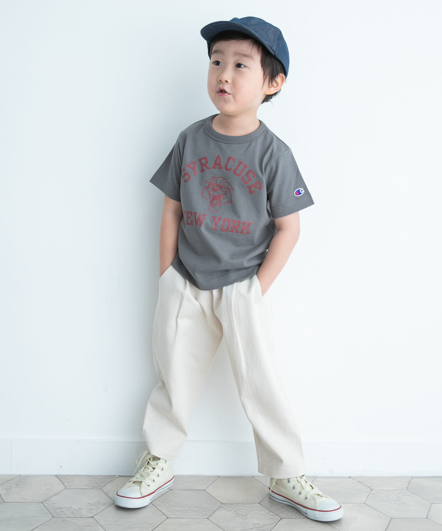 別注』Champion×DOORS アニマルTシャツ(KIDS)[CKSX302-DK35