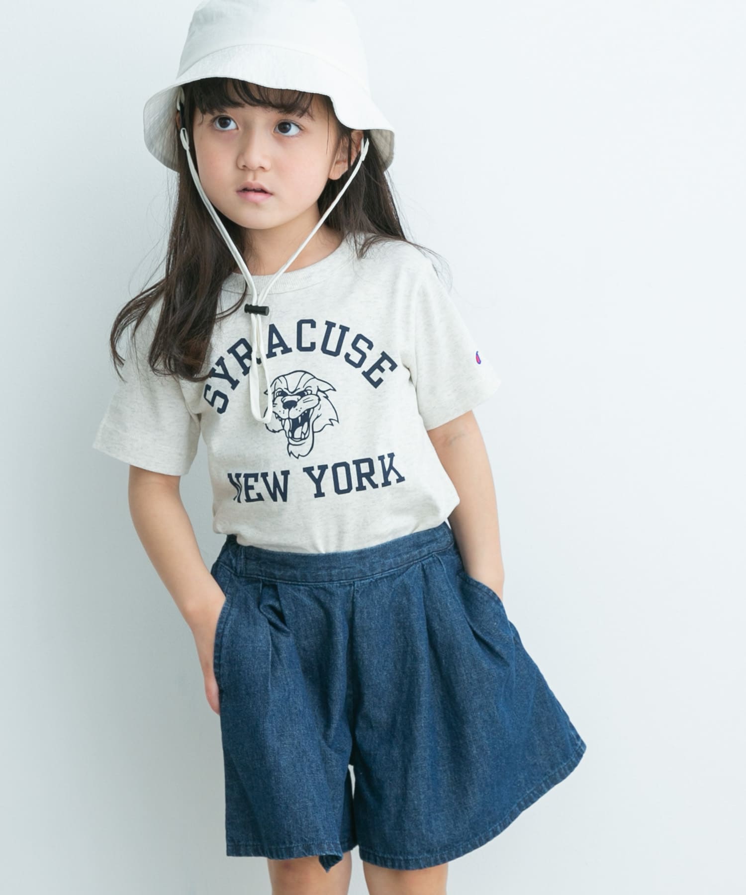 別注』Champion×DOORS アニマルTシャツ(KIDS)[CKSX302-DK35