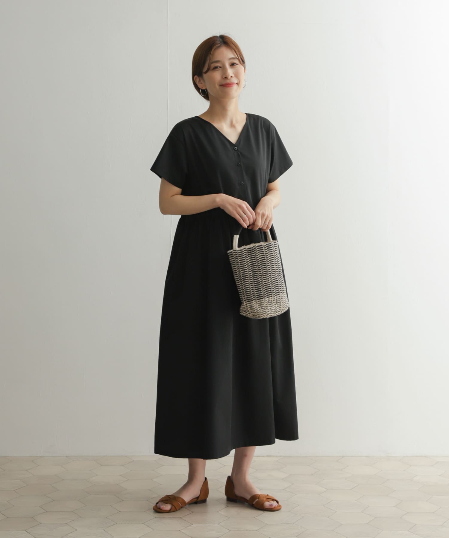 2WAY切替ギャザーワンピース[DR35-26E112]｜URBAN