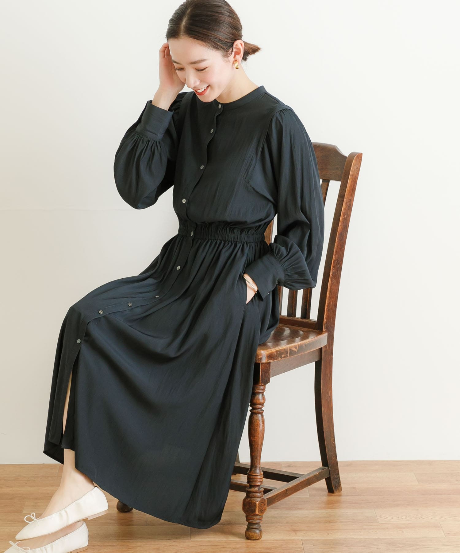 割繊ギャザースリーブワンピース[UR34-26F005]｜URBAN RESEARCH公式 