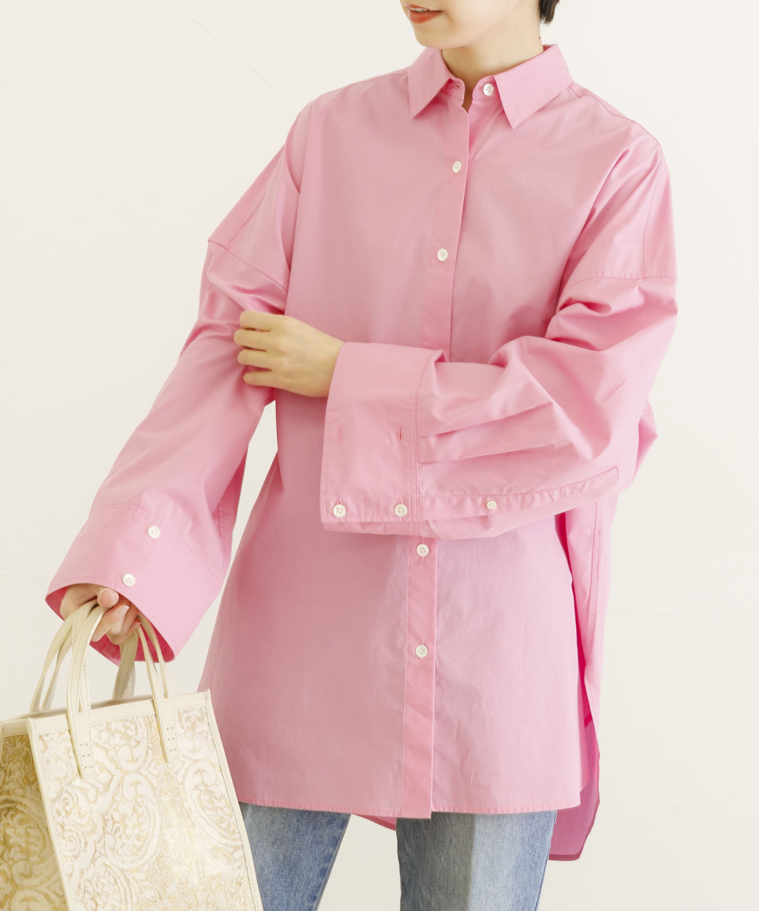 コットンブロードワイドスリーブシャツ[UR34-23F005]｜URBAN RESEARCH