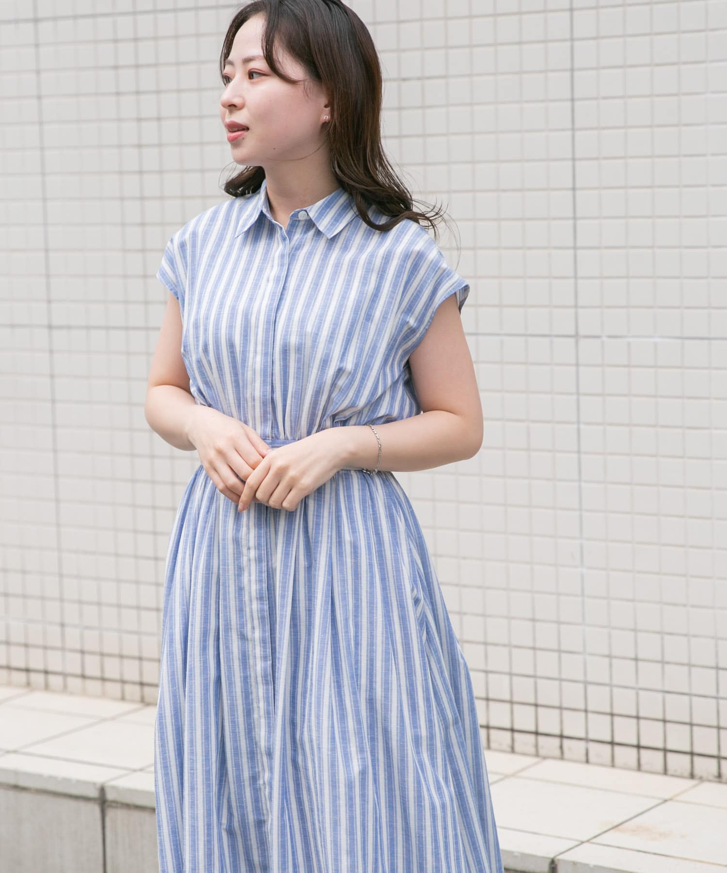 最安値】 美品！susuri ドナーシャツワンピース バーガンディ ロング 
