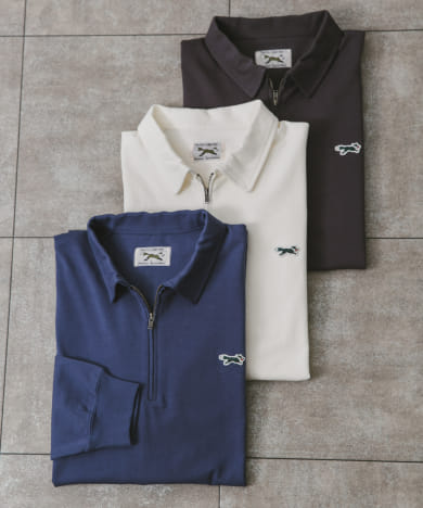 『別注』PENNEYS×DOORS　THE FOX ハーフジップロングスリーブTシャツ