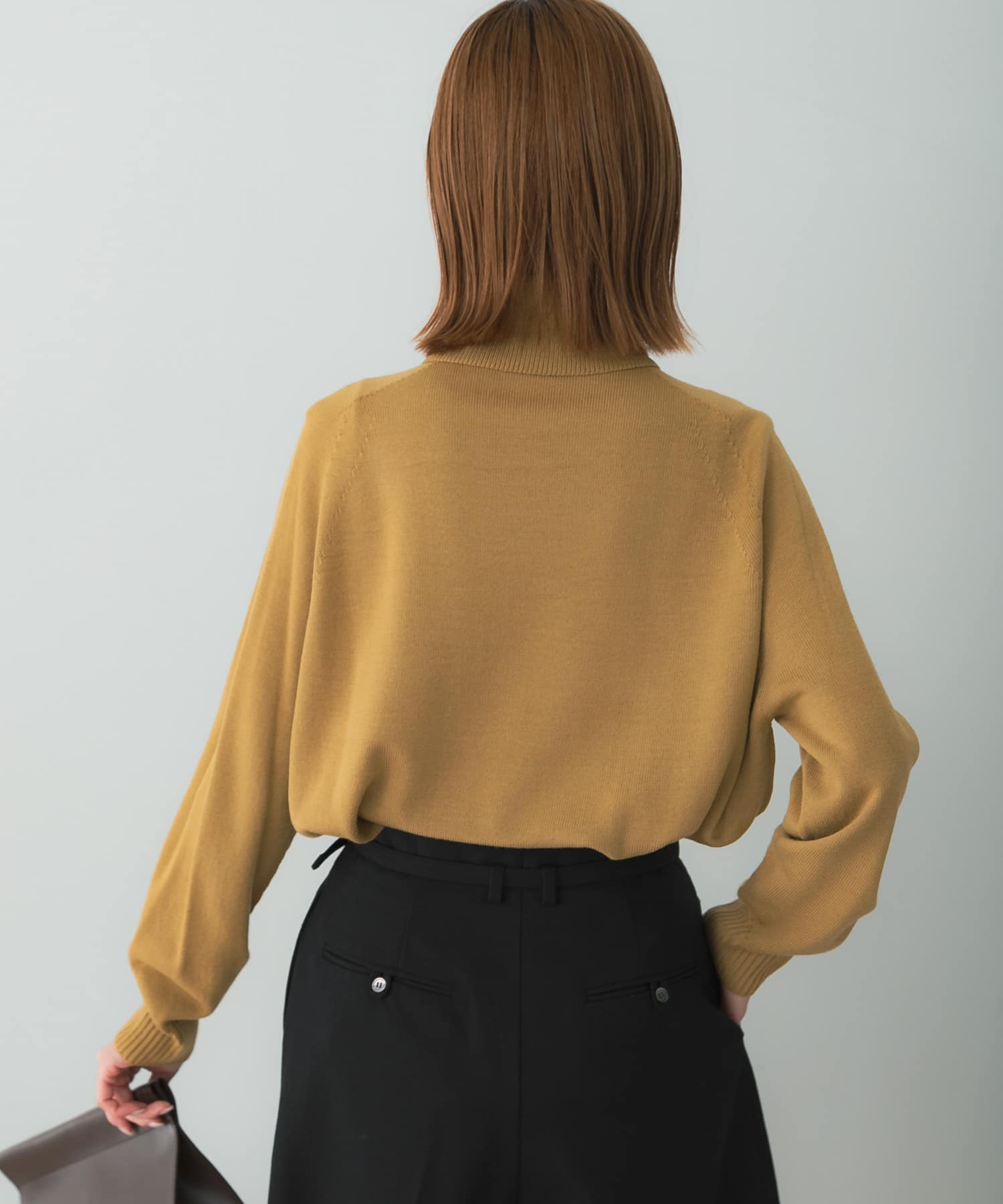 ウォッシャブルホールデザインタートルニット[RA37-22C706]｜URBAN