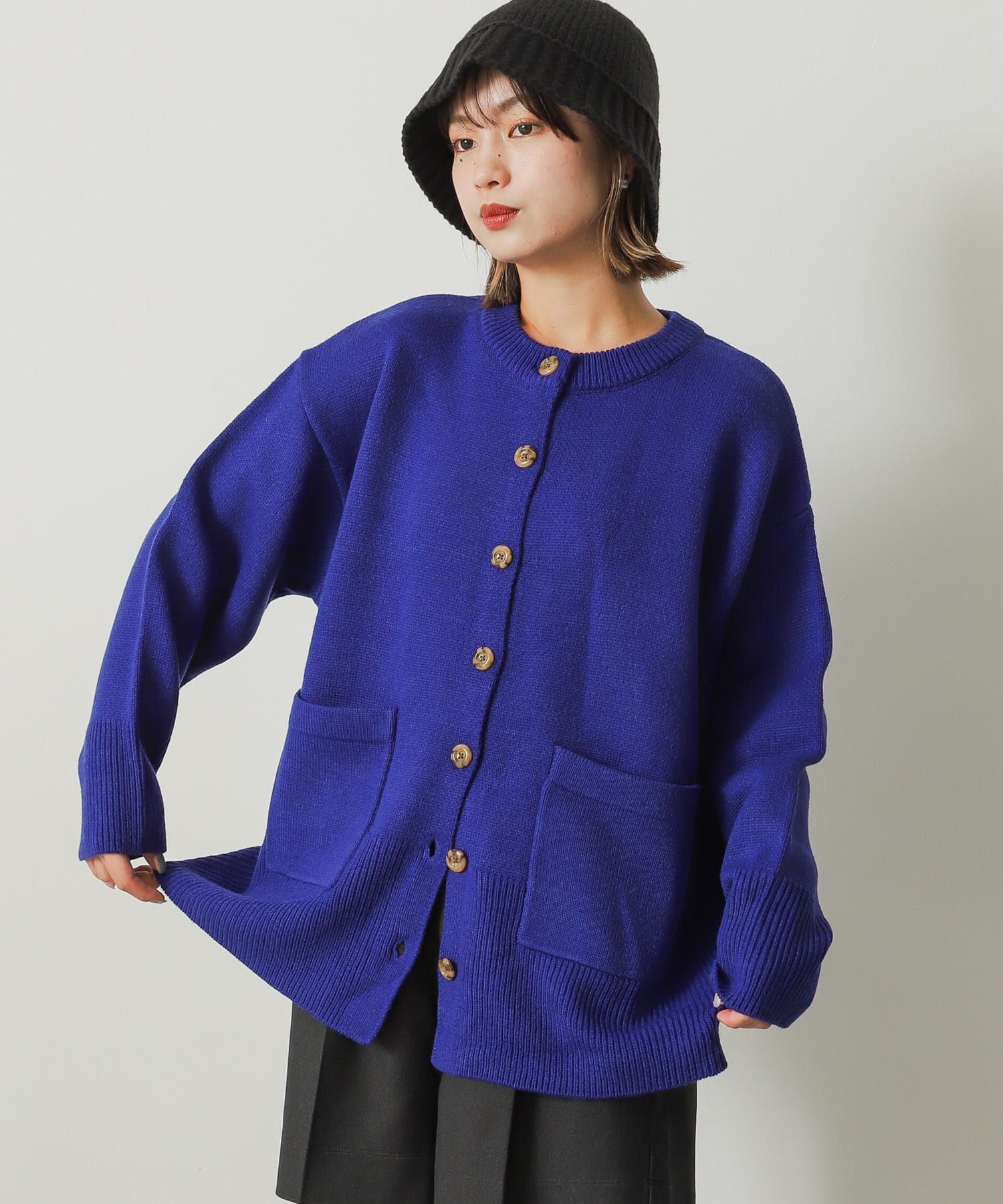 『新品』eleven 2nd Yak Lettered Cardigan22AWYakLette