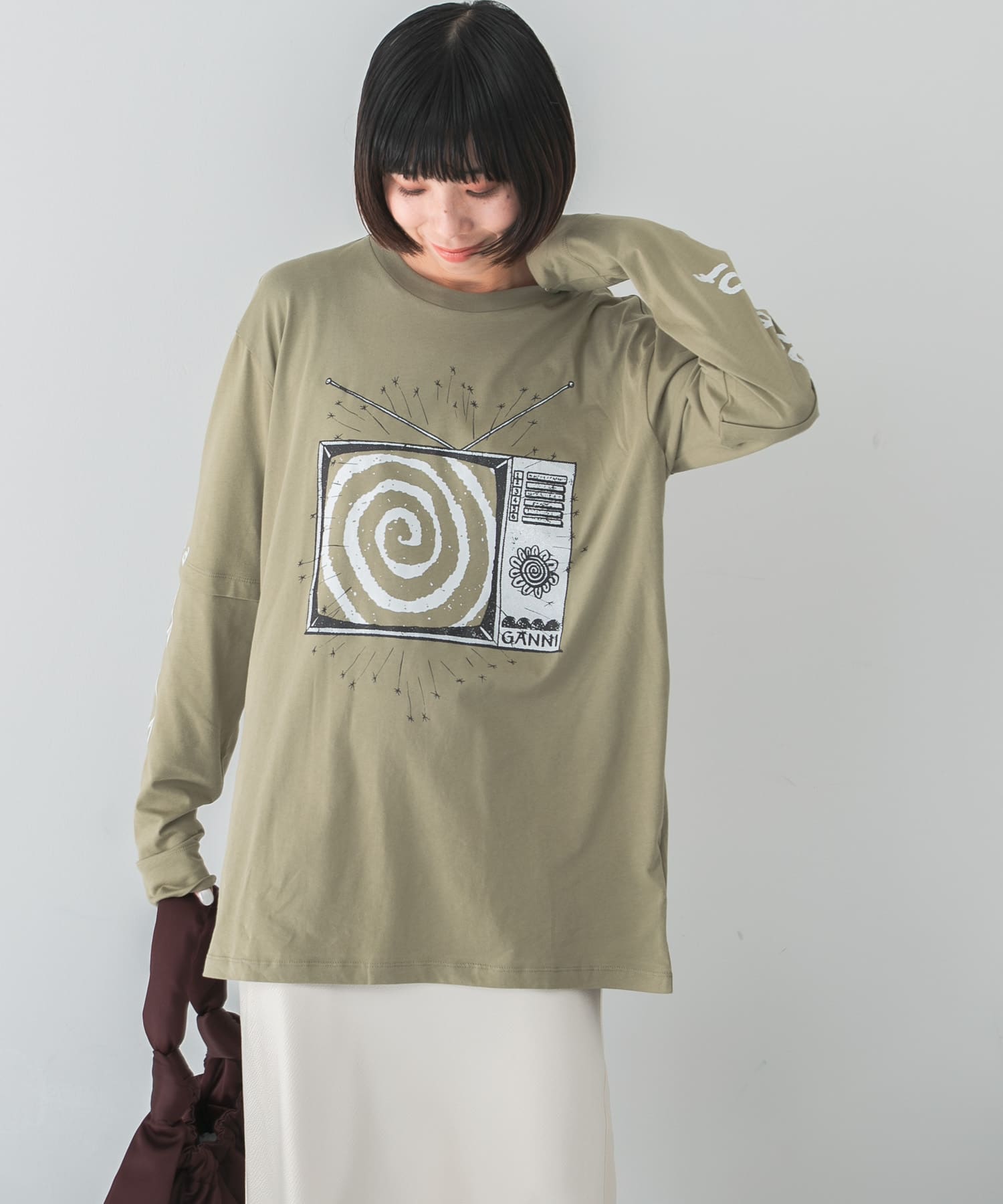 GANNI TV Long Sleeve T-shirts[T3595-UL36]｜URBAN RESEARCH公式