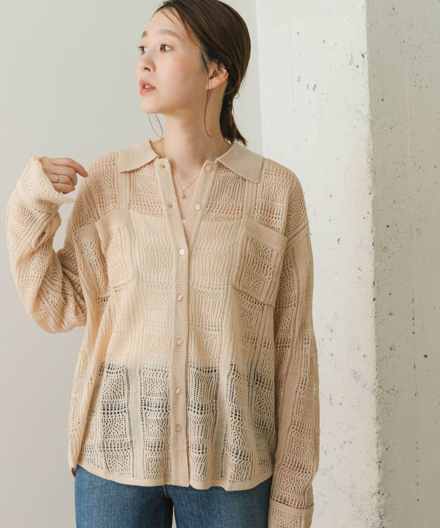 URBAN RESEARCH アーバンリサーチ Lite ケーブル編み ニット