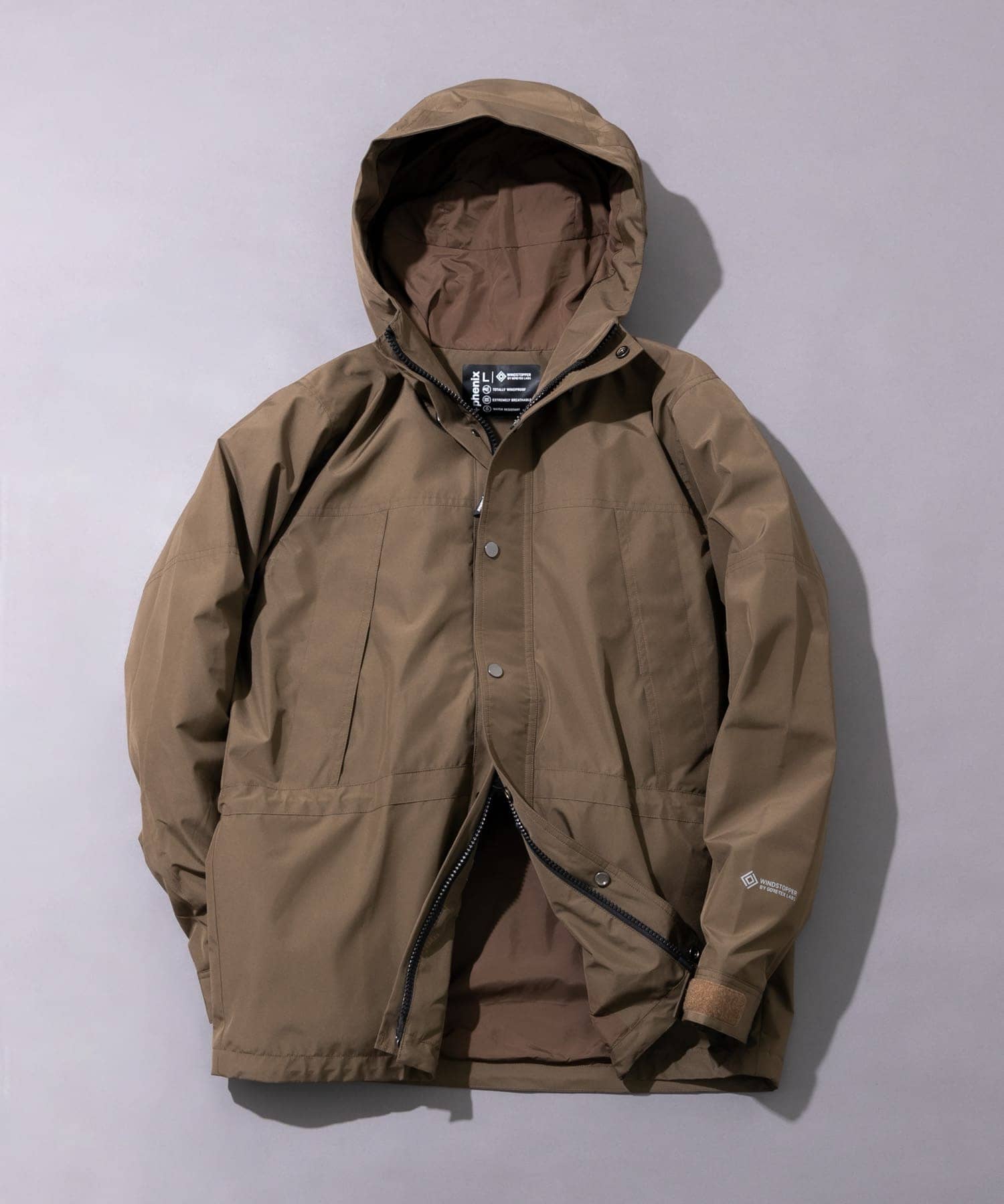 『別注』+phenix WINDSTOPPER by GORE-TEX LABS軽量でありながらGO