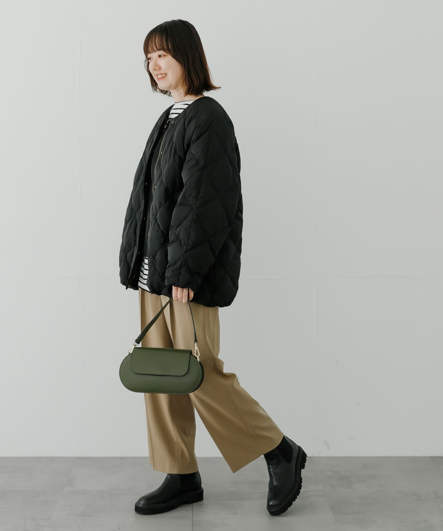 一部WEB限定カラー』コクーンキルティングダウン[UR37-27F006]｜URBAN
