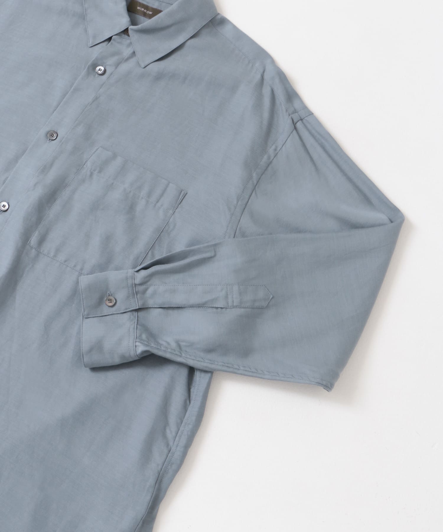 WIRROW Cupro cotton regular collar shirts[501266-223-KL36]｜URBAN