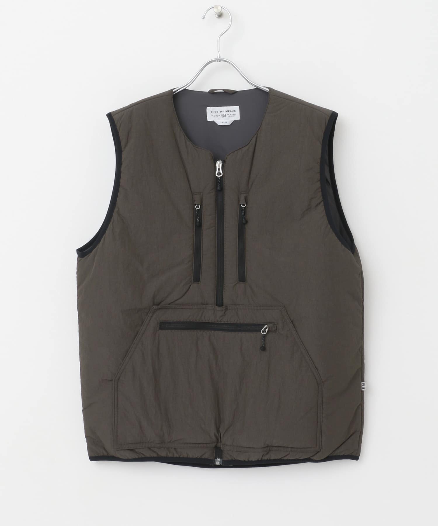 ENDS and MEANS Tactical Puff Vest[EM-ST-J02-DM37]｜URBAN RESEARCH