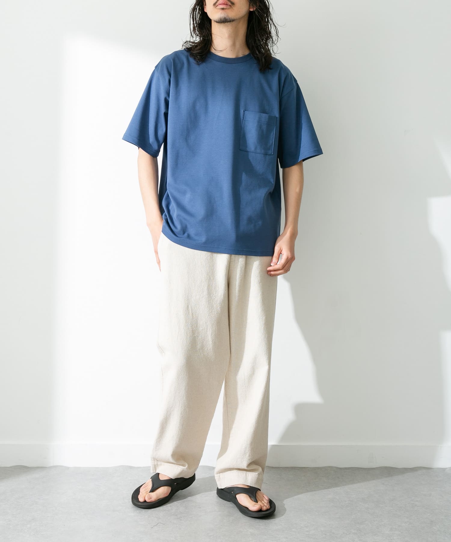 コンパクトスムースショートスリーブTシャツ[LA45-11S010