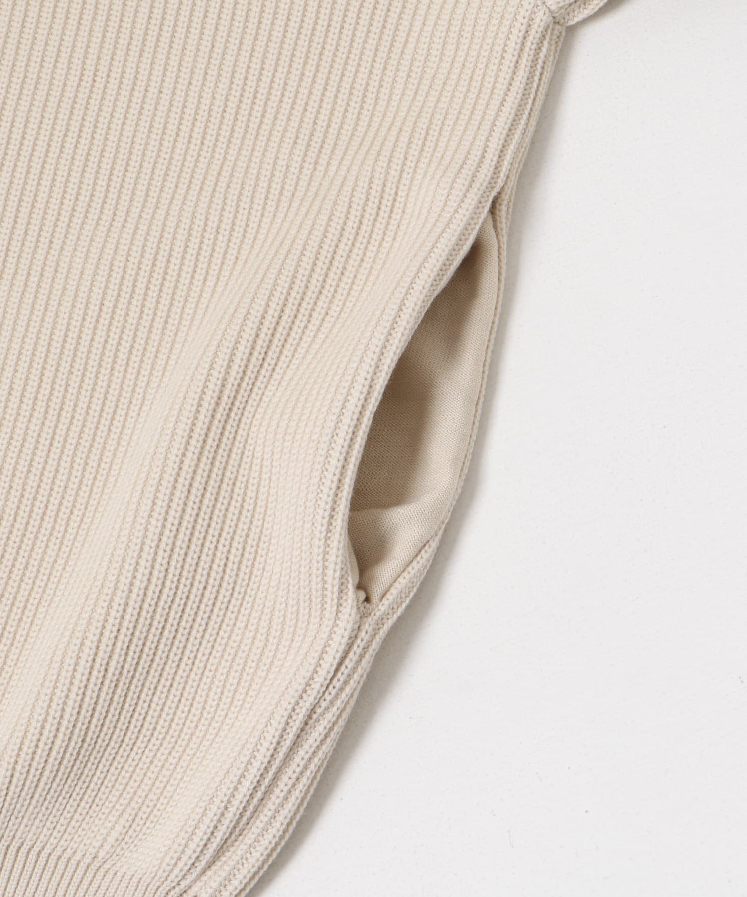Yonetomi EX FINE WOOL RIB KNIT BLOUSON[UM46-95-244-017 Yonetomi EX FINE WOOL RIB KNIT BLOUSON[UM46-95-244-017