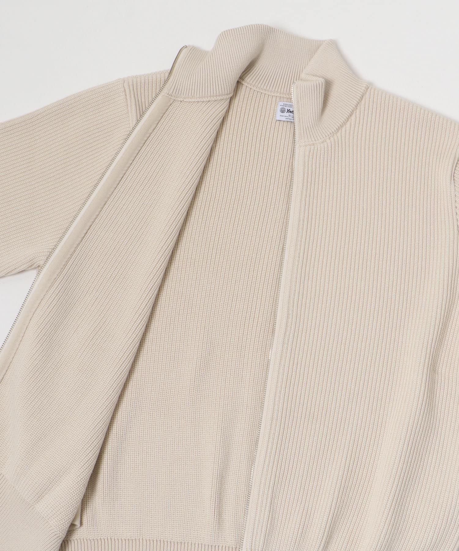 Yonetomi EX FINE WOOL RIB KNIT BLOUSON[UM46-95-244-017