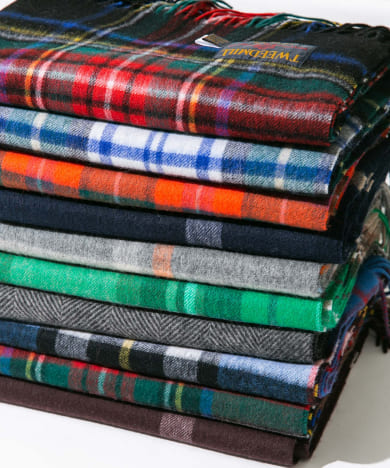TWEED MILL　70-190 Lambswool Knee Rug