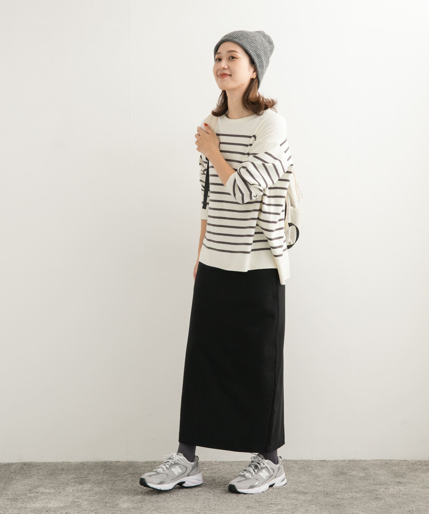 TAN - 【残り一点】Luster Pleats Knit Skirt | ACRMTSM ONLINE STORE