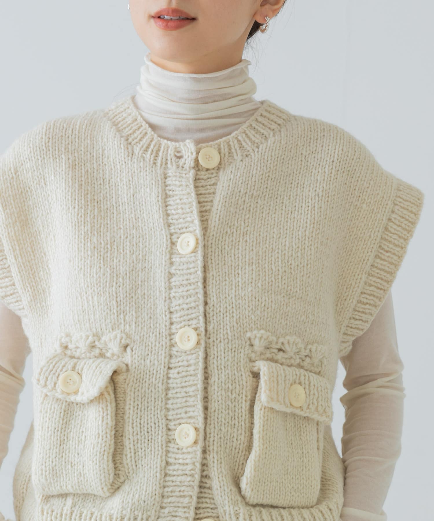 別注』crinkle crinkle crinkle×UR NEPAL KNIT VEST[UW47-CC 別注』crinkle crinkle crinkle×UR NEPAL KNIT VEST[UW47-CC