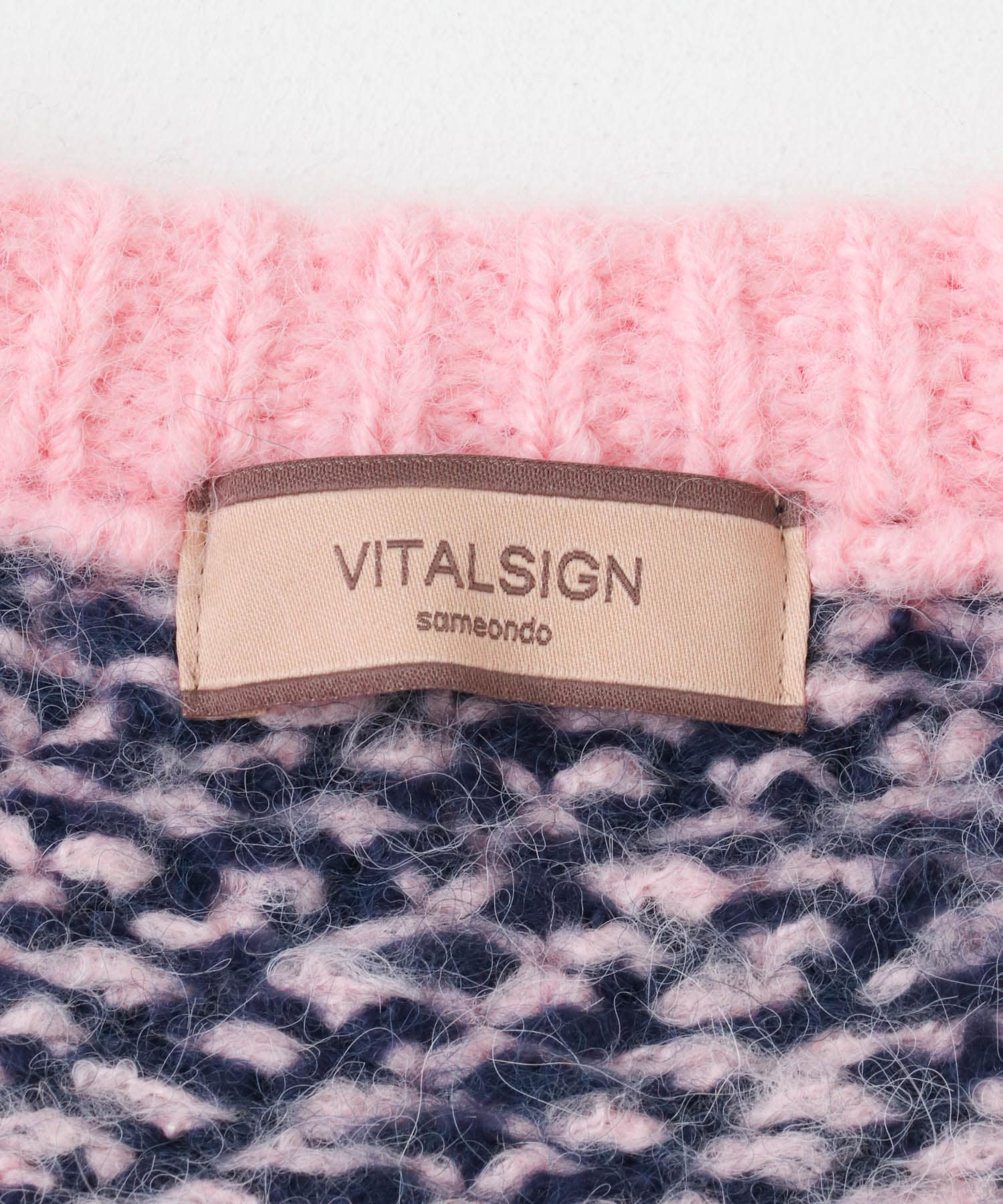 VITALSIGN ColorCascade Knit Pullover[AW47-22S162]｜URBAN