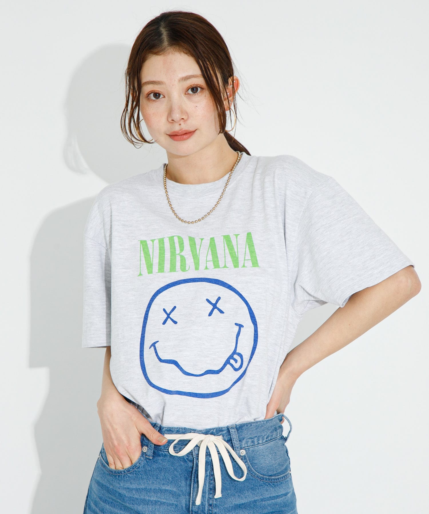 GOOD ROCK SPEED NIRVANA T-SHIRTS[LWA5-25NVN002W]｜URBAN