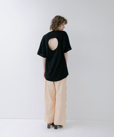 circle knit tee