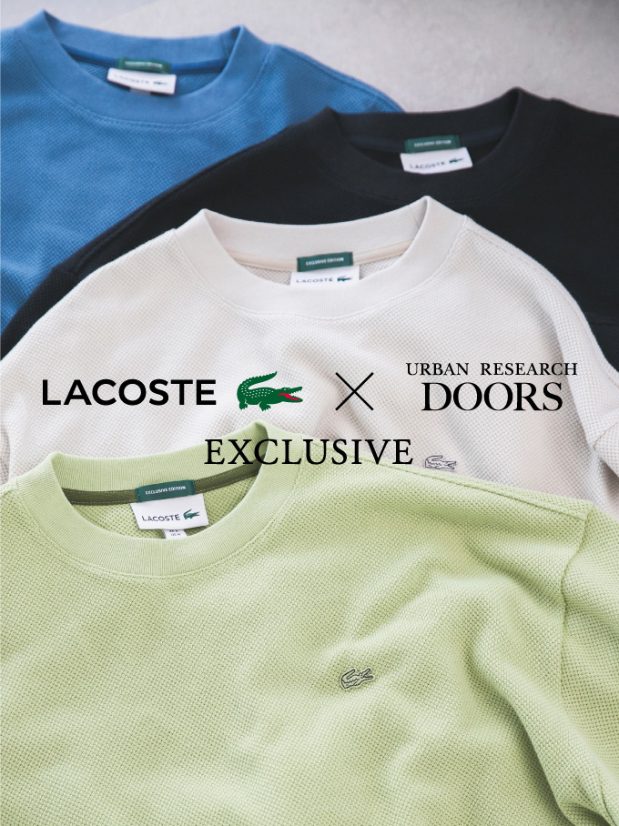 LACOSTE × URBAN RESEARCH DOORS 春の別注商品が登場 – URBAN RESEARCH