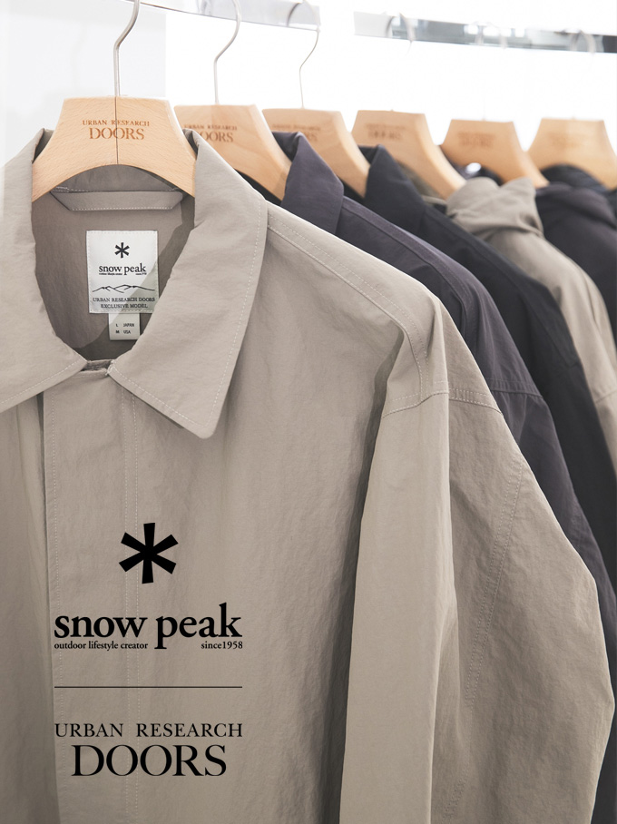 Snow Peak × URBAN RESEARCH DOORS 2026 SS EXCLUSIVE ITEMS – URBAN