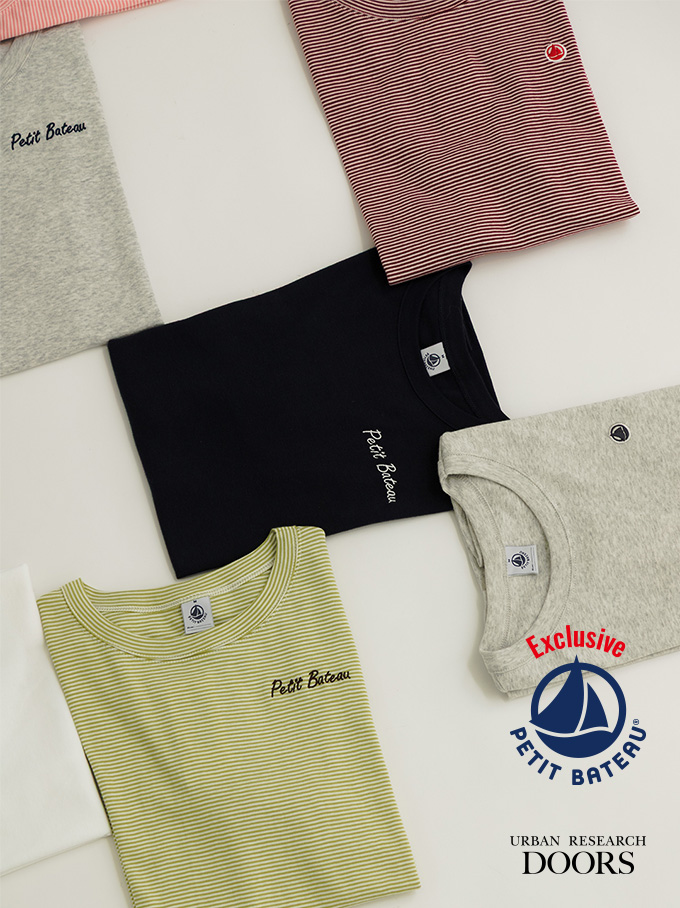 PETIT BATEAU（プチバトー） × URBAN RESEARCH DOORS 新作を含む別注T