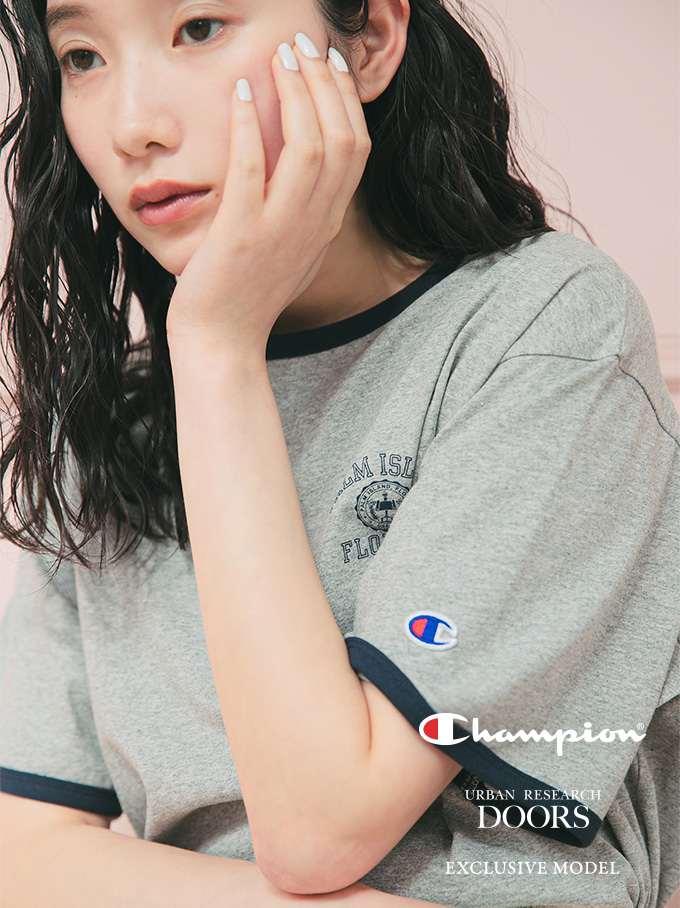 Champion × URBAN RESEARCH DOORS 別注リンガーTシャツが登場