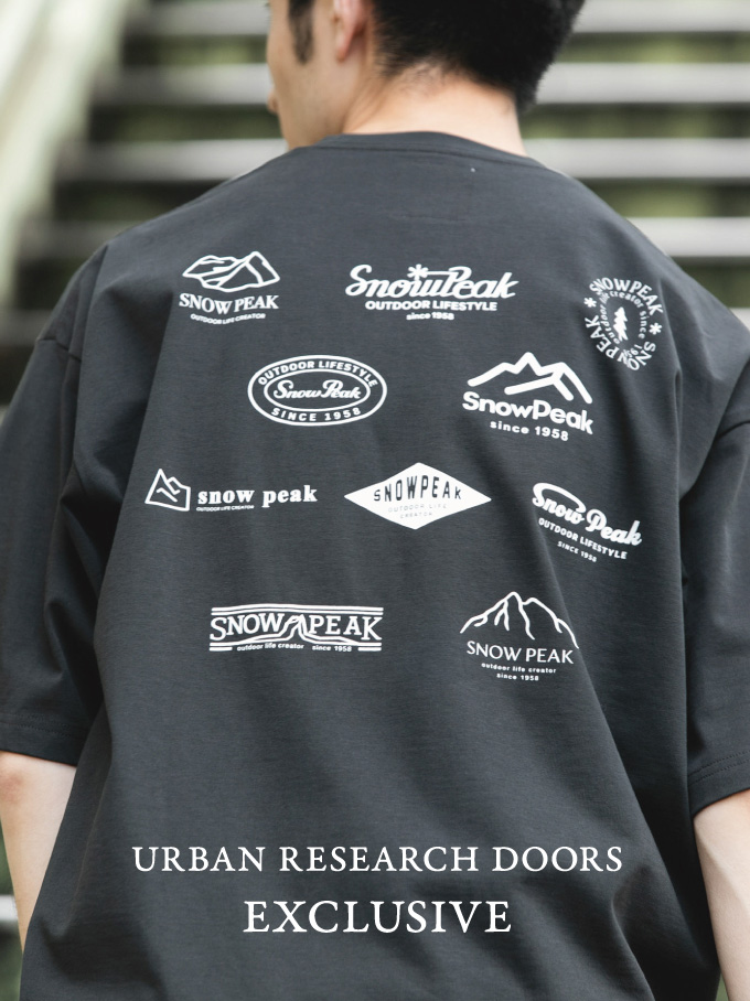 Snow Peak Apparel × URBAN RESEARCH DOORS 毎シーズン好評の別注のT