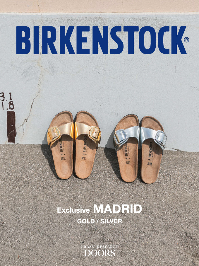 夏の装いに映える、BIRKENSTOCKのメタリックモデルがURBAN RESEARCH