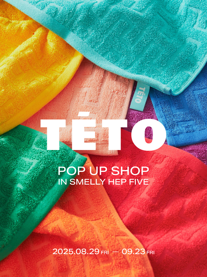TETO POP UP SHOPをSMELLY HEP FIVE店で開催！