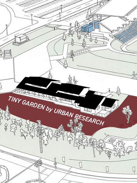 アシックス里山スタジアム芝生エリアに「TINY GARDEN by URBAN RESEARCH」が誕生