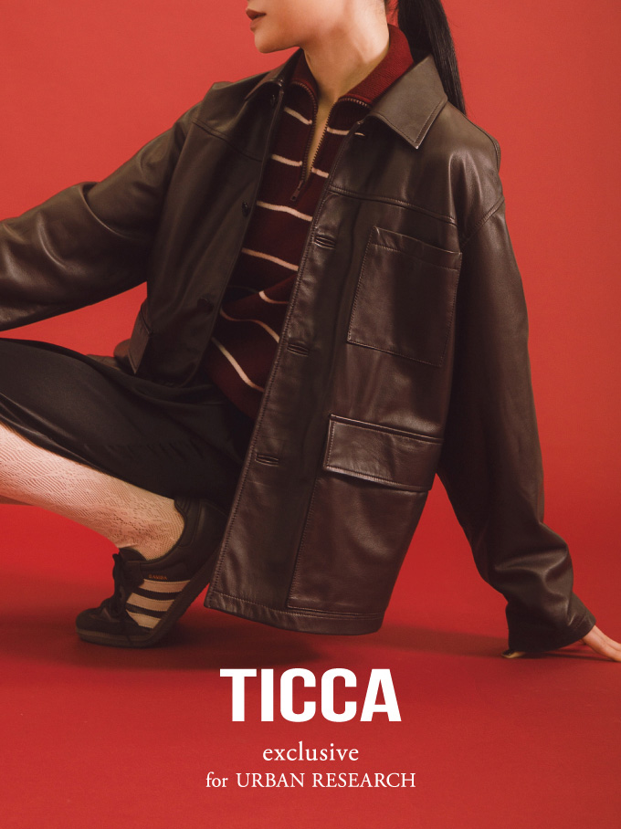 TICCA × URBAN RESEARCH 別注レザーカバーオール、登場。