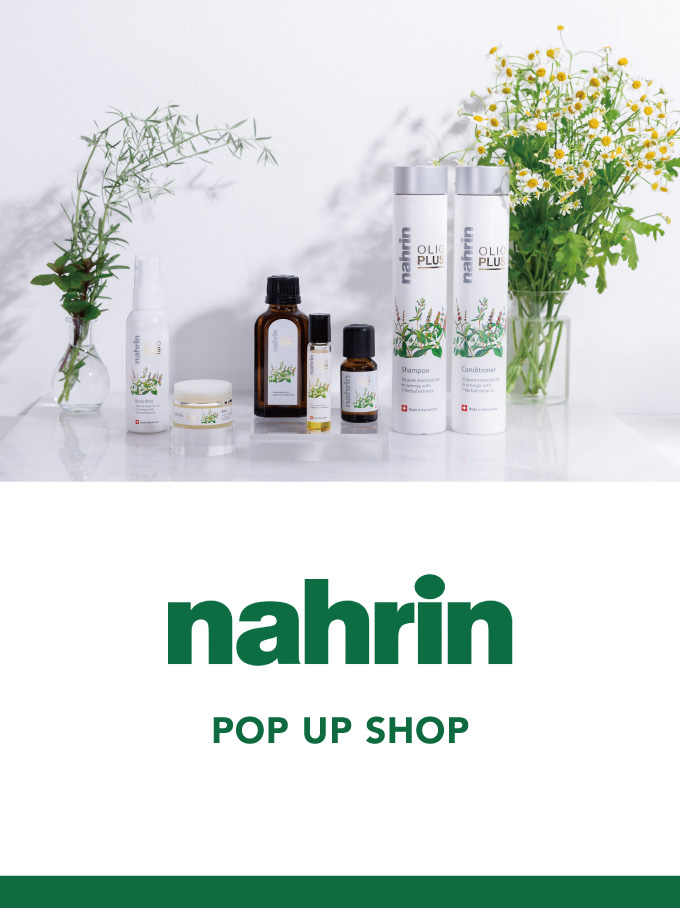 「nahrin（ナリン）」のPOP UPを開催！